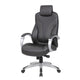 Kelly Rolling Executive Armchair | Black Stitched-Back Caressoftplus BM344486