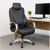 Kelly Rolling Executive Armchair | Black Stitched-Back Caressoftplus BM344486