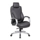 Kelly Rolling Executive Armchair | Black Gray Stitched-Back Caressoftplus BM344487