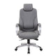 Kelly Rolling Executive Armchair | Gray Stitched-Back Caressoftplus BM344488