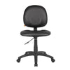 Nate Swivel Task Chair w Contour Back | Caster Wheels | Black Vinyl BM344501