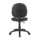 Nate Swivel Task Chair w Contour Back | Caster Wheels | Black Vinyl BM344501