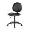 Nate Swivel Task Chair w Contour Back | Caster Wheels | Black Vinyl BM344501