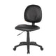 Nate Swivel Task Chair w Contour Back | Caster Wheels | Black Vinyl BM344501