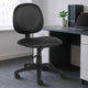 Nate Swivel Task Chair w Contour Back | Caster Wheels | Black Vinyl BM344501