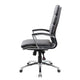 Dave Tall Executive Swivel Armchair | Chrome Finish | Black Vinyl BM344504