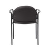 Wade Diamond Stackable Chair | Molded Cap | Waterfall Seat | Black Crepe BM344512