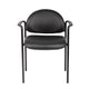 Wade Diamond Stackable Chair | Molded Cap | Waterfall Seat | Black Vinyl BM344513