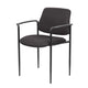 Jill Diamond Stacking Chair | Square Back | Waterfall Seat | Black Crepe BM344514