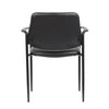 Jill Diamond Stacking Chair | Square Waterfall Seat | Black Caressoft BM344515