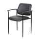 Jill Diamond Stacking Chair | Square Waterfall Seat | Black Caressoft BM344515