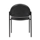 Addy Diamond Stacking Chair | Waterfall Seat | Steel | Black Vinyl BM344517