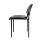 Addy Diamond Stacking Chair | Waterfall Seat | Steel | Black Vinyl BM344517