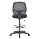 Lem Swivel Office Stool | Chrome Footring | Black Mesh Back | Rolling BM344528