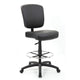 Hya Heavy Duty Swivel Office Stool w Footring | Black Cushions BM344531