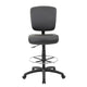 Hya Heavy Duty Swivel Office Stool w Footring | Black Cushions BM344531