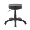 Swivel Stool w 18-23’’ Adjustable Height | Round Black Vinyl Seat BM344538
