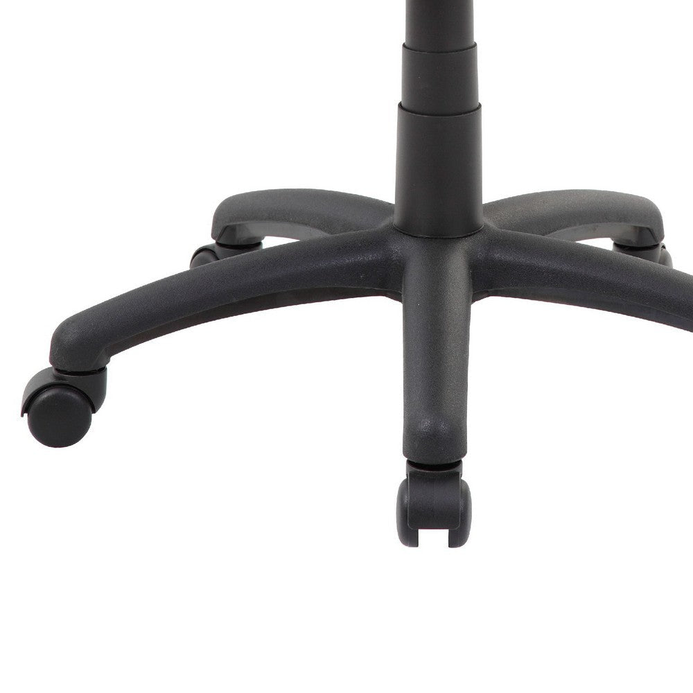 Swivel Stool w 18-23’’ Adjustable Height | Round Black Vinyl Seat BM344538