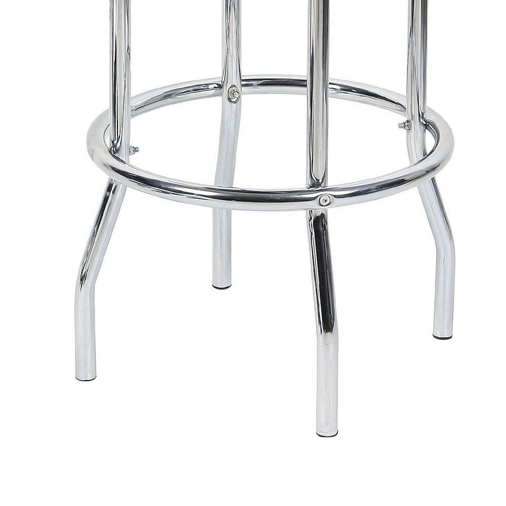 Multi Functional Stool w Chrome Legs & Black Molded Foam Seat BM344539