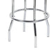 Multi Functional Stool w Chrome Legs & Black Molded Foam Seat BM344539