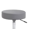 Fea Medical Swivel Stool | Round Gray Padded Seat | Rolling Chrome Base BM344542