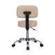 Fea Rolling Medical Swivel Stool | Round Beige Padded Seat | Low Back BM344543