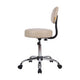 Fea Rolling Medical Swivel Stool | Round Beige Padded Seat | Low Back BM344543