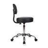 Fea Rolling Medical Drafting Swivel Stool | Round Black Padded Seat | Low Back BM344544