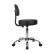 Fea Rolling Medical Drafting Swivel Stool | Round Black Padded Seat | Low Back BM344544