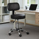 Fea Rolling Medical Drafting Swivel Stool | Round Black Padded Seat | Low Back BM344544