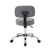 Fea Medical Drafting Swivel Stool | Round Gray Padded Seat & Low Back BM344545