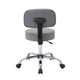 Fea Medical Drafting Swivel Stool | Round Gray Padded Seat & Low Back BM344545