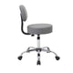 Fea Medical Drafting Swivel Stool | Round Gray Padded Seat & Low Back BM344545