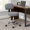 Fea Medical Drafting Swivel Stool | Round Gray Padded Seat & Low Back BM344545