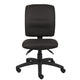 Zean Swivel Task Chair | Black Crepe Fabric | Contoured Back | Rolling BM344546