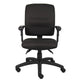 Zean Swivel Task Chair | Adjustable Arms | Black Crepe Fabric | Rolling BM344547
