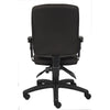 Zean Swivel Task Chair | Adjustable Arms | Black Crepe Fabric | Rolling BM344547