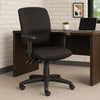 Zean Swivel Task Chair | Adjustable Arms | Black Crepe Fabric | Rolling BM344547