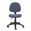 Jea Swivel Posture Chair | Contoured Seat & Back | Blue Tweed | Wheels BM344552