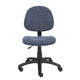 Jea Swivel Posture Chair | Contoured Seat & Back | Blue Tweed | Wheels BM344552