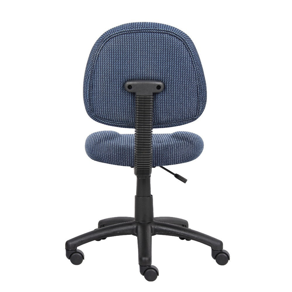 Jea Swivel Posture Chair | Contoured Seat & Back | Blue Tweed | Wheels BM344552