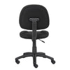Jea Swivel Posture Chair | Contoured Seat & Back | Black Tweed | Wheels BM344553
