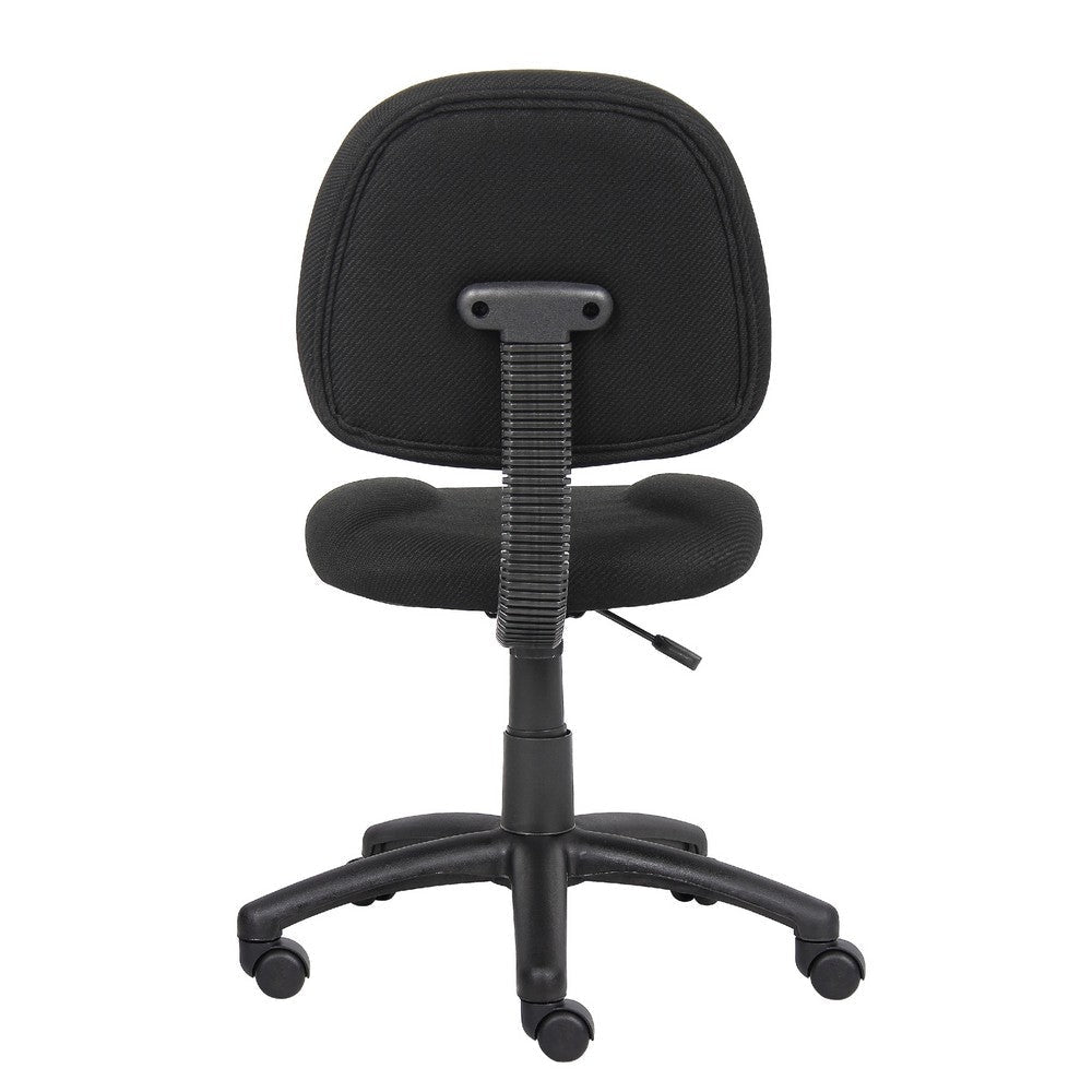 Jea Swivel Posture Chair | Contoured Seat & Back | Black Tweed | Wheels BM344553