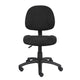 Jea Swivel Posture Chair | Contoured Seat & Back | Black Tweed | Wheels BM344553