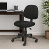 Jea Swivel Posture Chair | Contoured Seat & Back | Black Tweed | Wheels BM344553