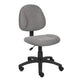 Jea Swivel Posture Chair | Contoured Back | Gray Tweed | Wheels BM344555