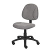 Jea Swivel Posture Chair | Contoured Back | Gray Tweed | Wheels BM344555