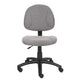 Jea Swivel Posture Chair | Contoured Back | Gray Tweed | Wheels BM344555