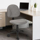 Jea Swivel Posture Chair | Contoured Back | Gray Tweed | Wheels BM344555