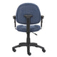 Jea Swivel Posture Chair | Adjustable Arms | Blue Tweed | Wheels BM344556